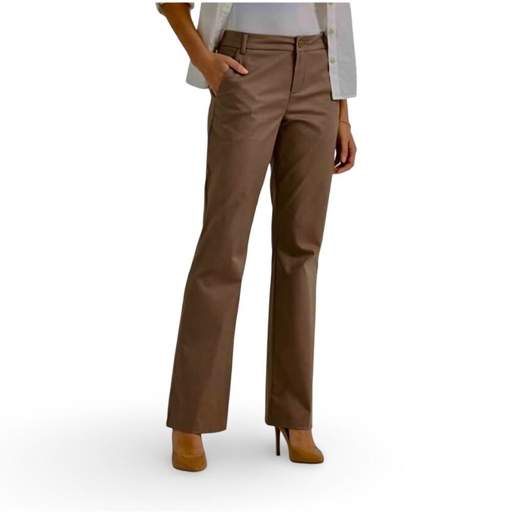 Size NEW w/tags 14P Coldwater Creek Brown Boot Cut Whisper Corduroy Trousers